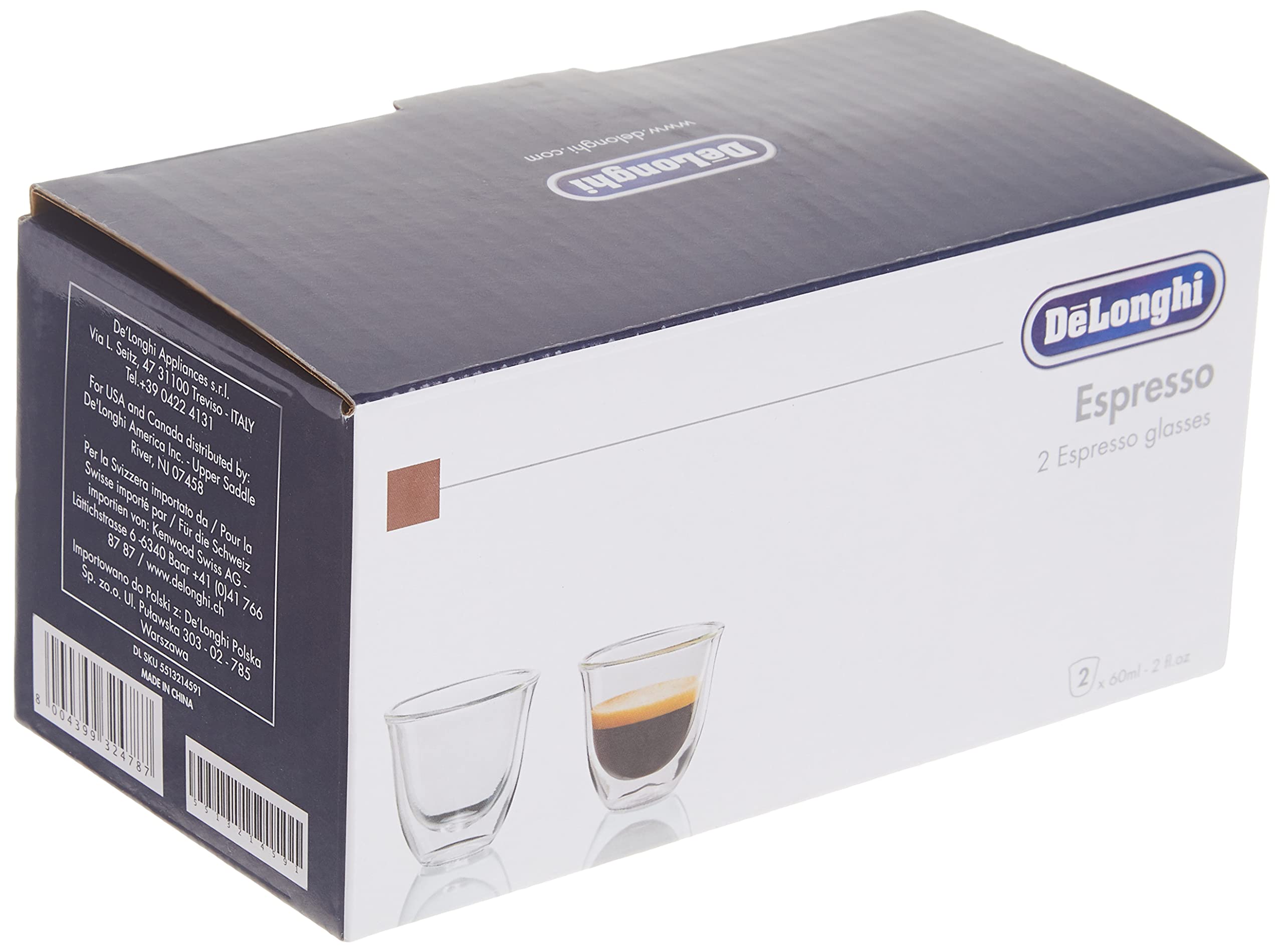 Foto 5 pulgar | Vasos De'longhi Delonghi Delonghi Thermo De Doble Pared, 90 Ml - Venta Internacional.