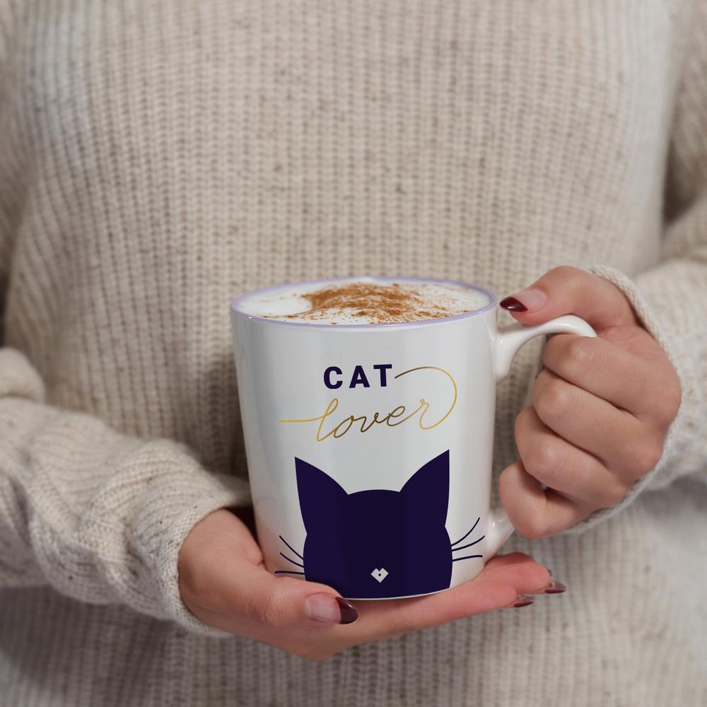 Foto 4 | Taza Pets Luckyly Taza Para Cafe De  500 Ml De Gato O Perro, Taza Para Amantes De Perros Gatos Y Mascotas