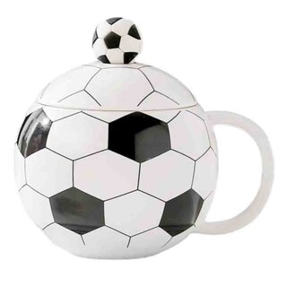 Foto 1 | Taza Original Y Divertida En Forma De Balòn De Football. Capacidad 350 Ml