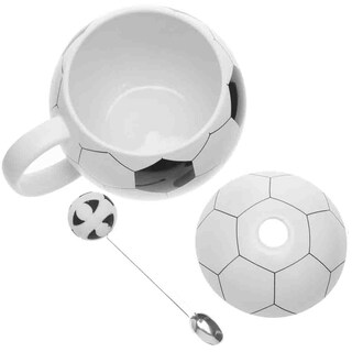 Foto 3 | Taza Original Y Divertida En Forma De Balòn De Football. Capacidad 350 Ml