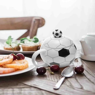 Foto 5 | Taza Original Y Divertida En Forma De Balòn De Football. Capacidad 350 Ml