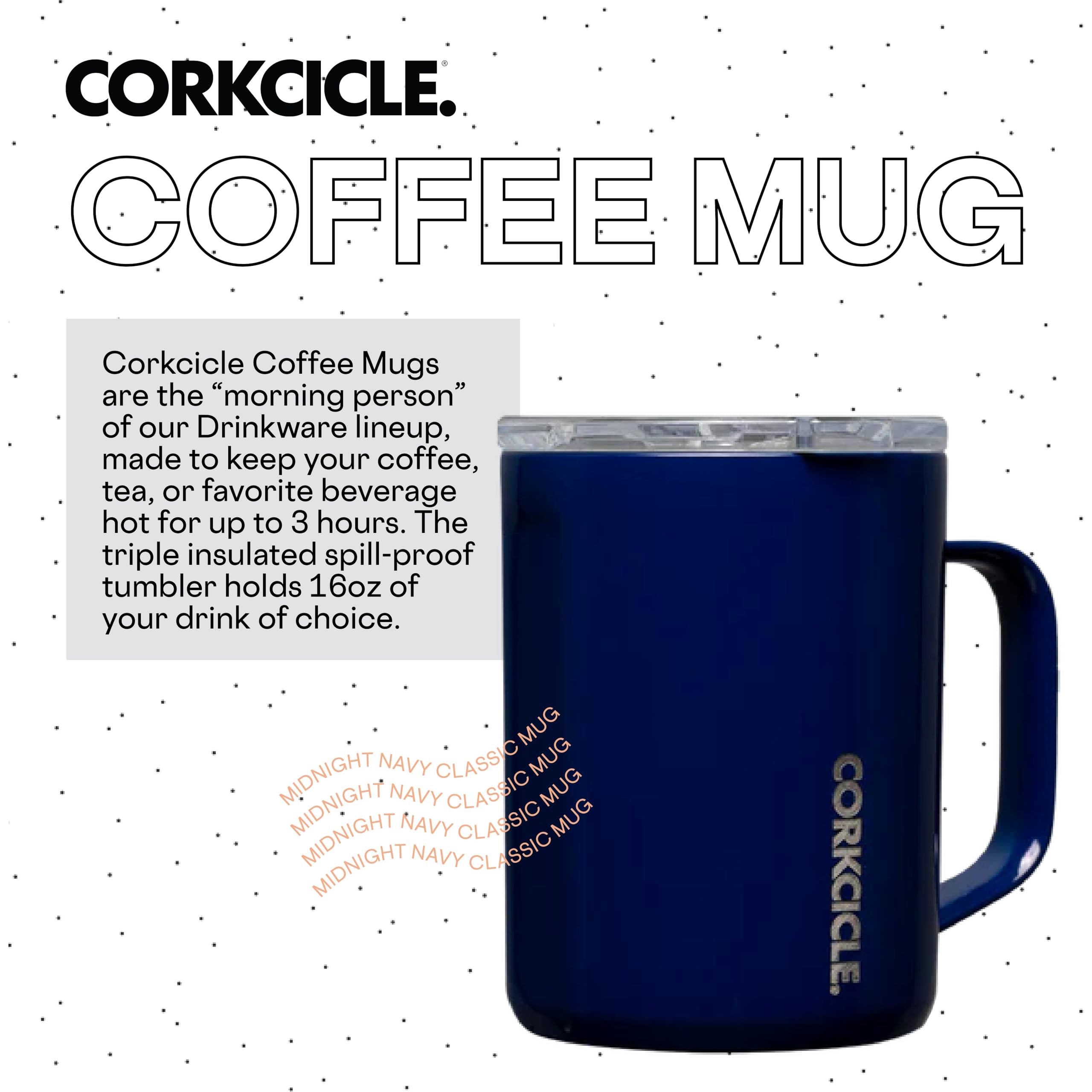 Foto 2 | Taza De Café Corkcicle Con Triple Aislamiento, 470 Ml, Acero Inoxidable - Venta Internacional.