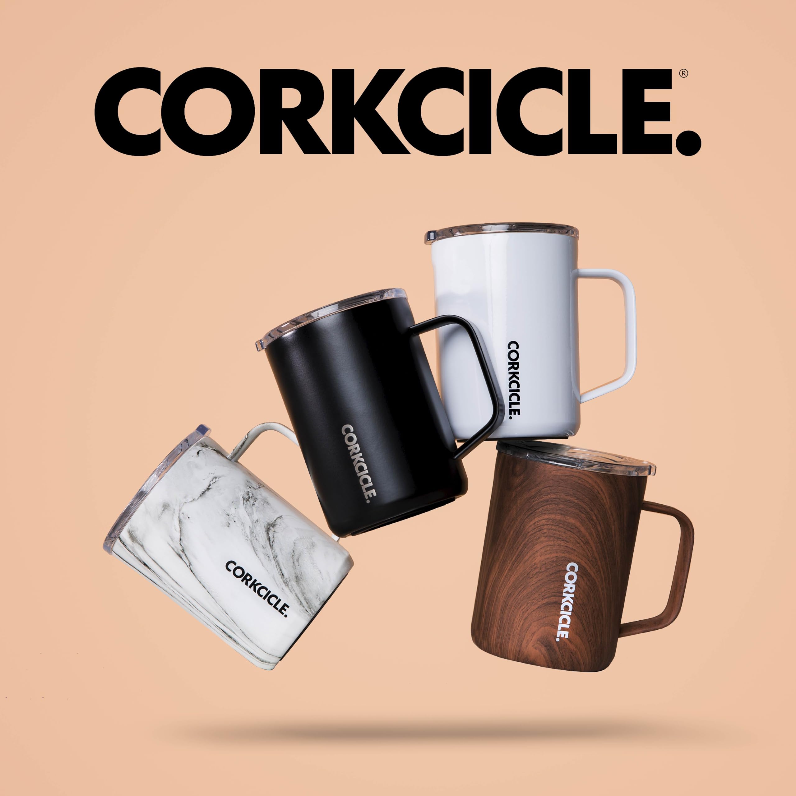Foto 8 pulgar | Taza De Café Corkcicle Con Triple Aislamiento, 470 Ml, Acero Inoxidable - Venta Internacional.