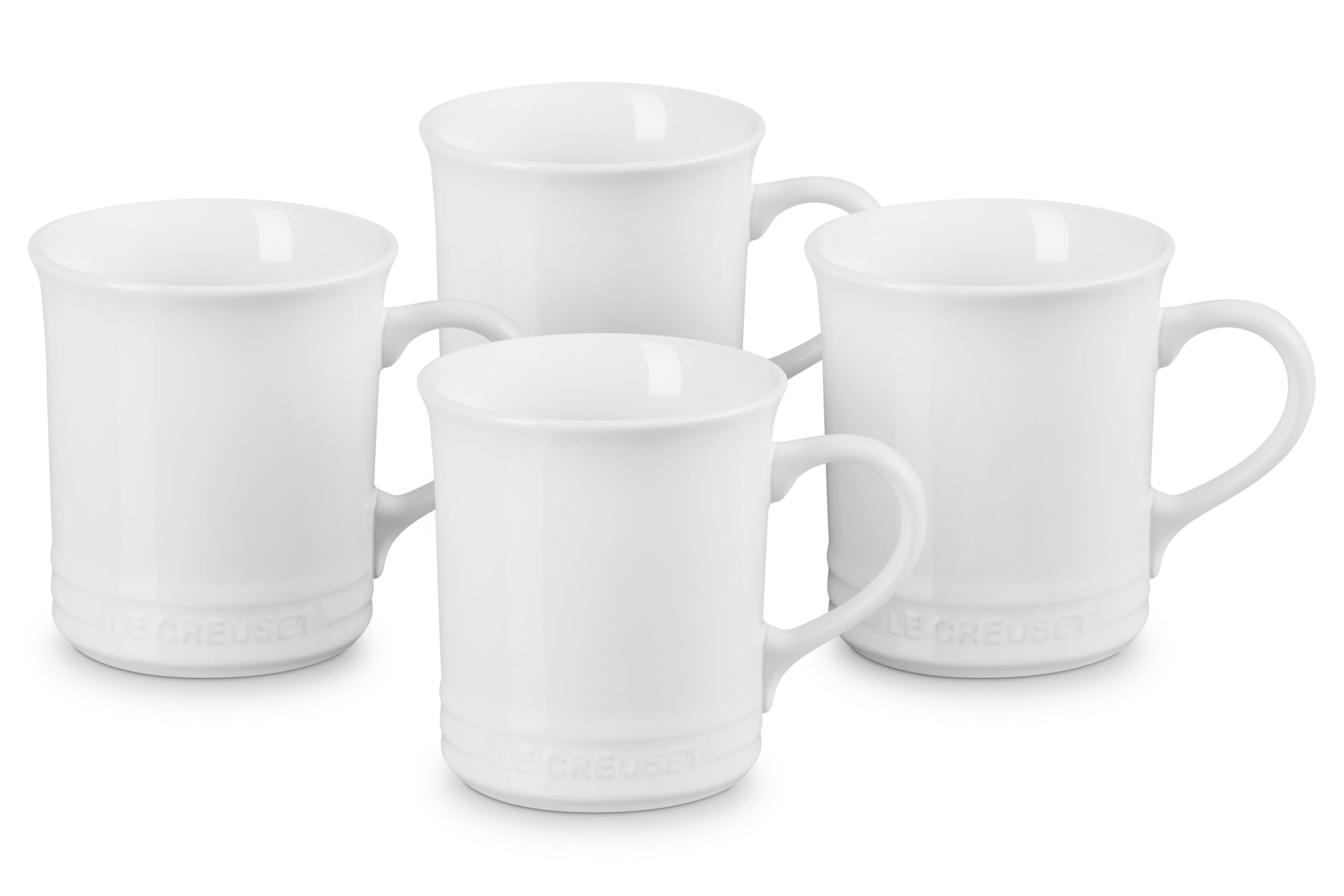 Foto 1 | Juego De Tazas Le Creuset, Gres Blanco, 400 Ml (14 Oz), 4 Piezas - Venta Internacional.