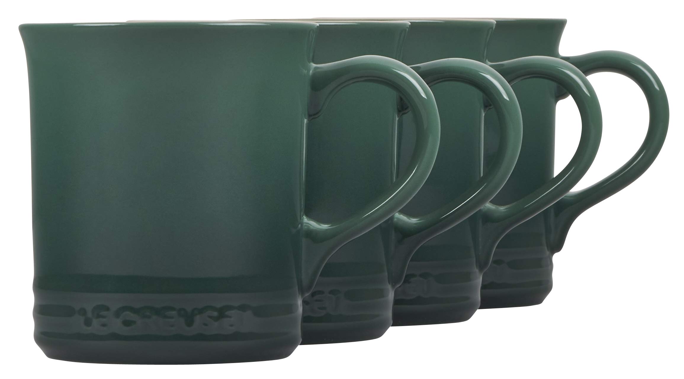 Foto 2 | Set De Tazas Le Creuset Stoneware Artichaut, 414 Ml (14 Oz), 4 Tartas - Venta Internacional.
