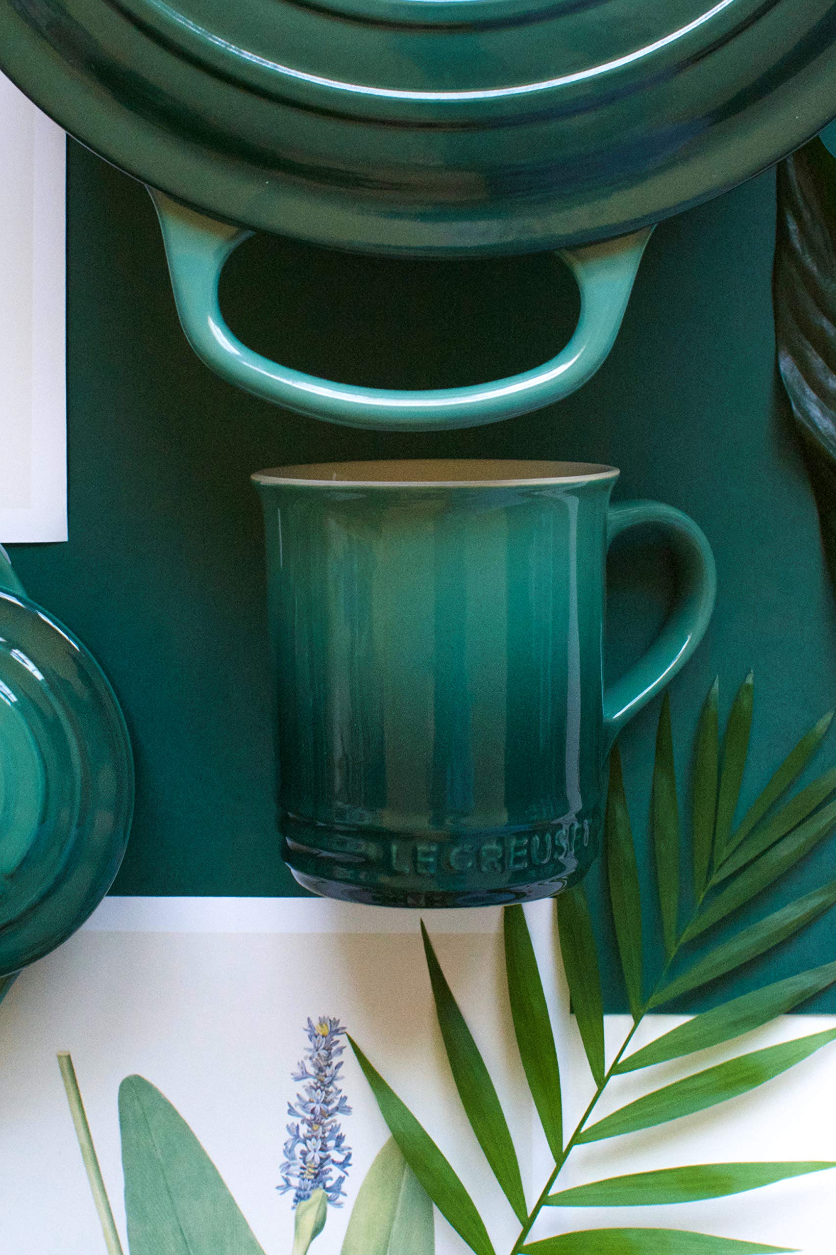Foto 5 | Set De Tazas Le Creuset Stoneware Artichaut, 414 Ml (14 Oz), 4 Tartas - Venta Internacional.