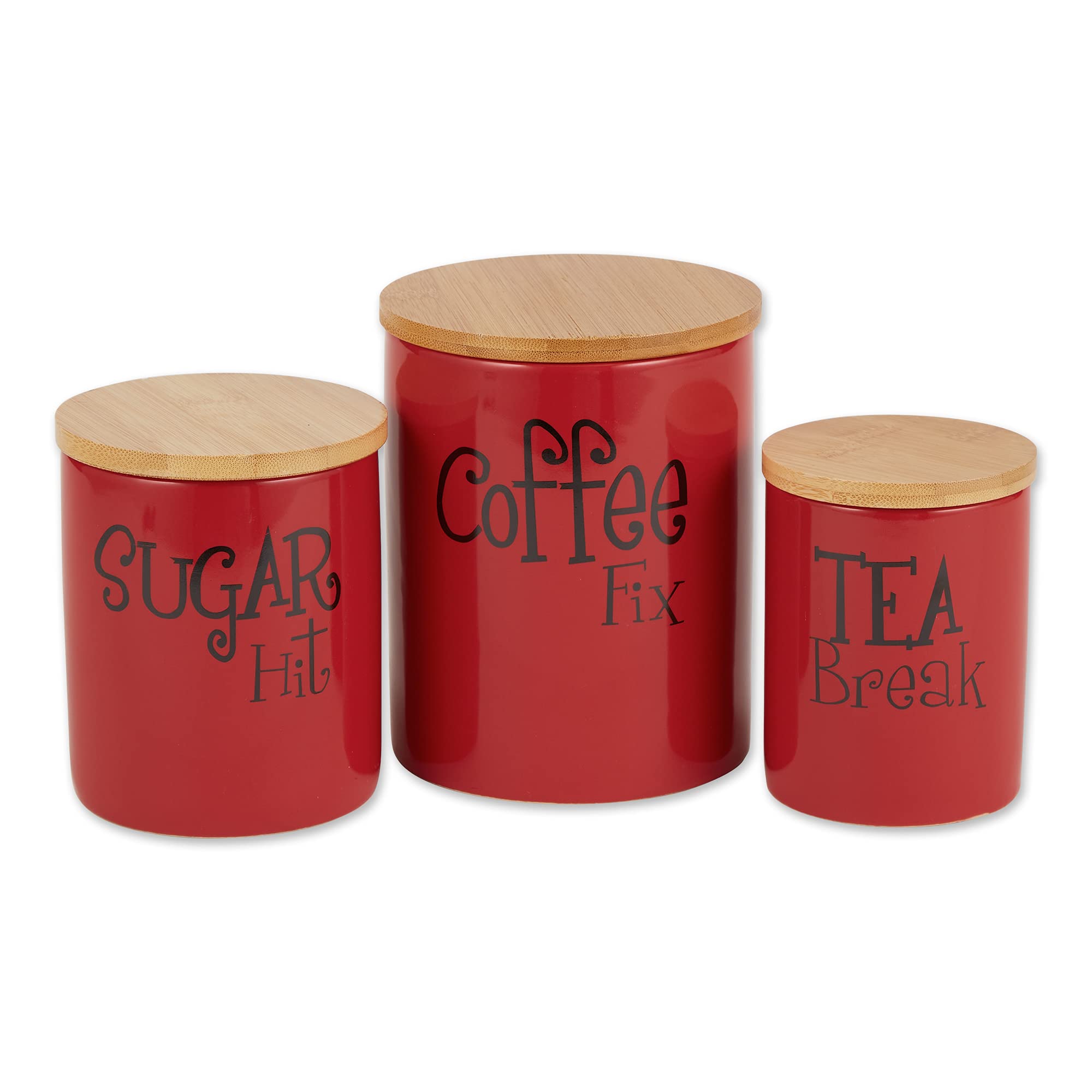 Foto 2 pulgar | Set De Botes Dii Retro Collection Ceramics Red, 3 Piezas - Venta Internacional.