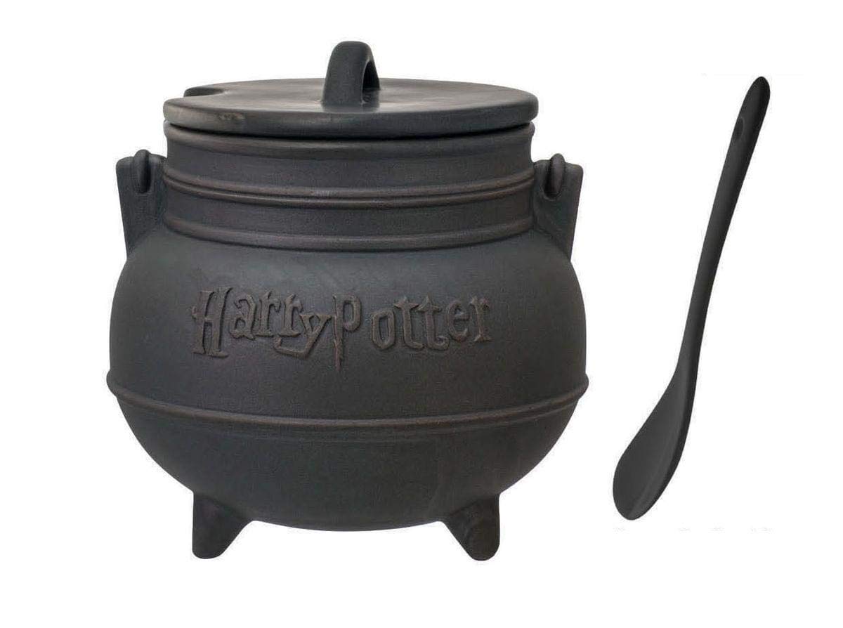 Foto 2 pulgar | Taza De Cerámica Con Forma De Caldero Para Sopa Harry Potter Con Cuchara - Venta Internacional.