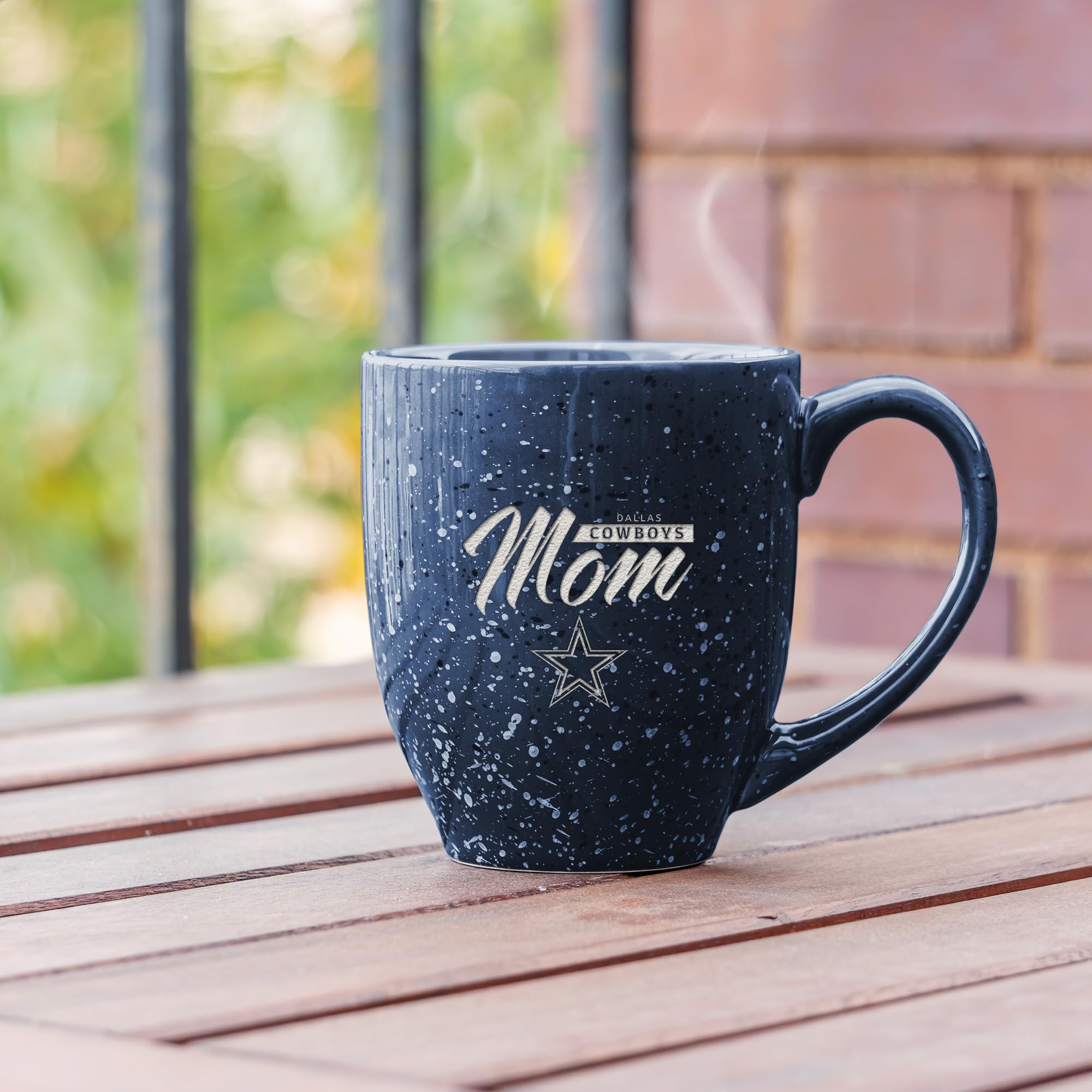Foto 4 pulgar | Taza De Café Rico Industries Nfl Dallas Cowboys Mom Navy 480 Ml - Venta Internacional.