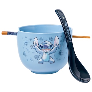 Foto 1 | Cuenco De Arroz Con Fideos Ramen De Cerámica, Plateado, Diseño De Buffalo Disney - Venta Internacional.