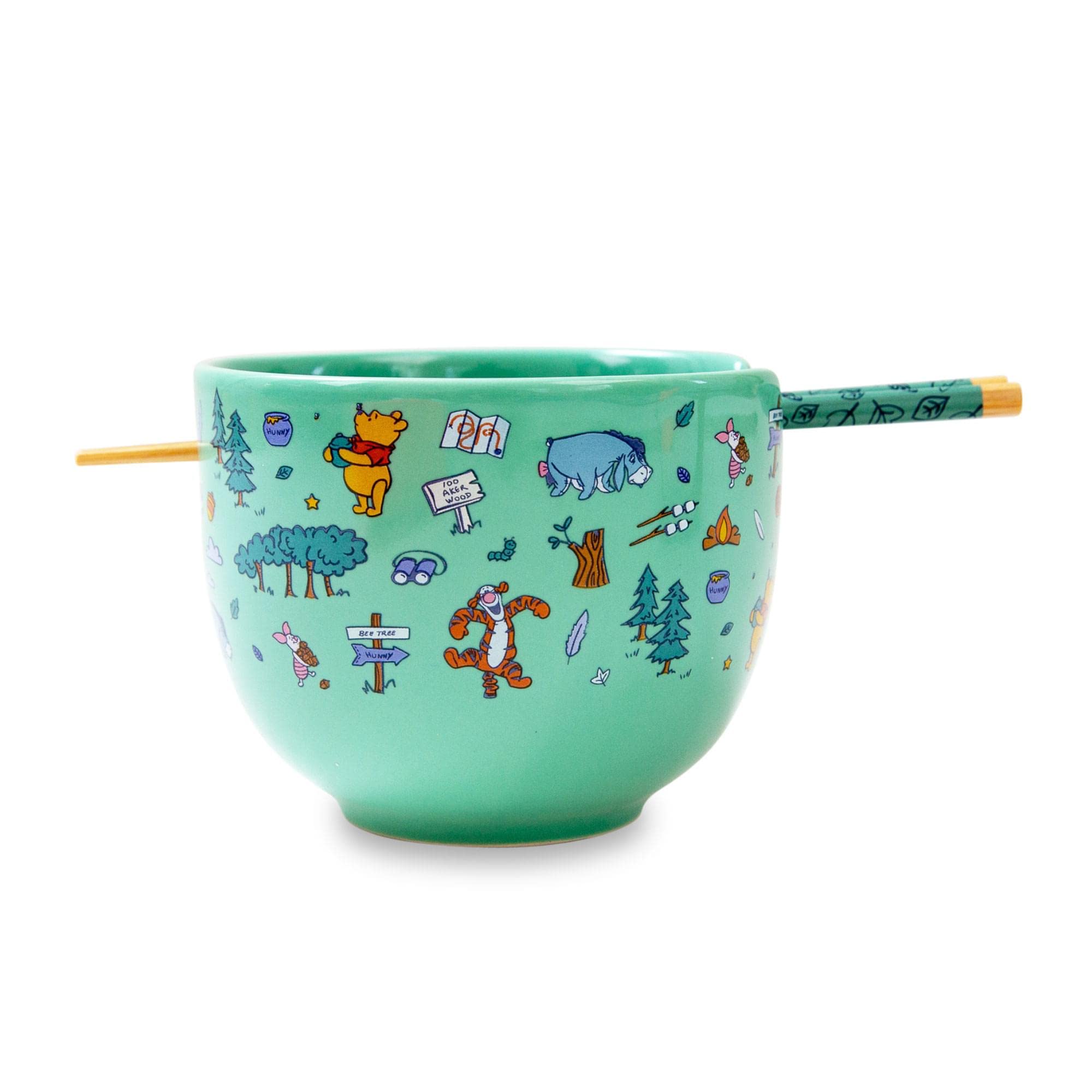 Foto 2 pulgar | Juego De Vajilla Disney Winnie The Pooh Allover Icons Ceramic - Venta Internacional.