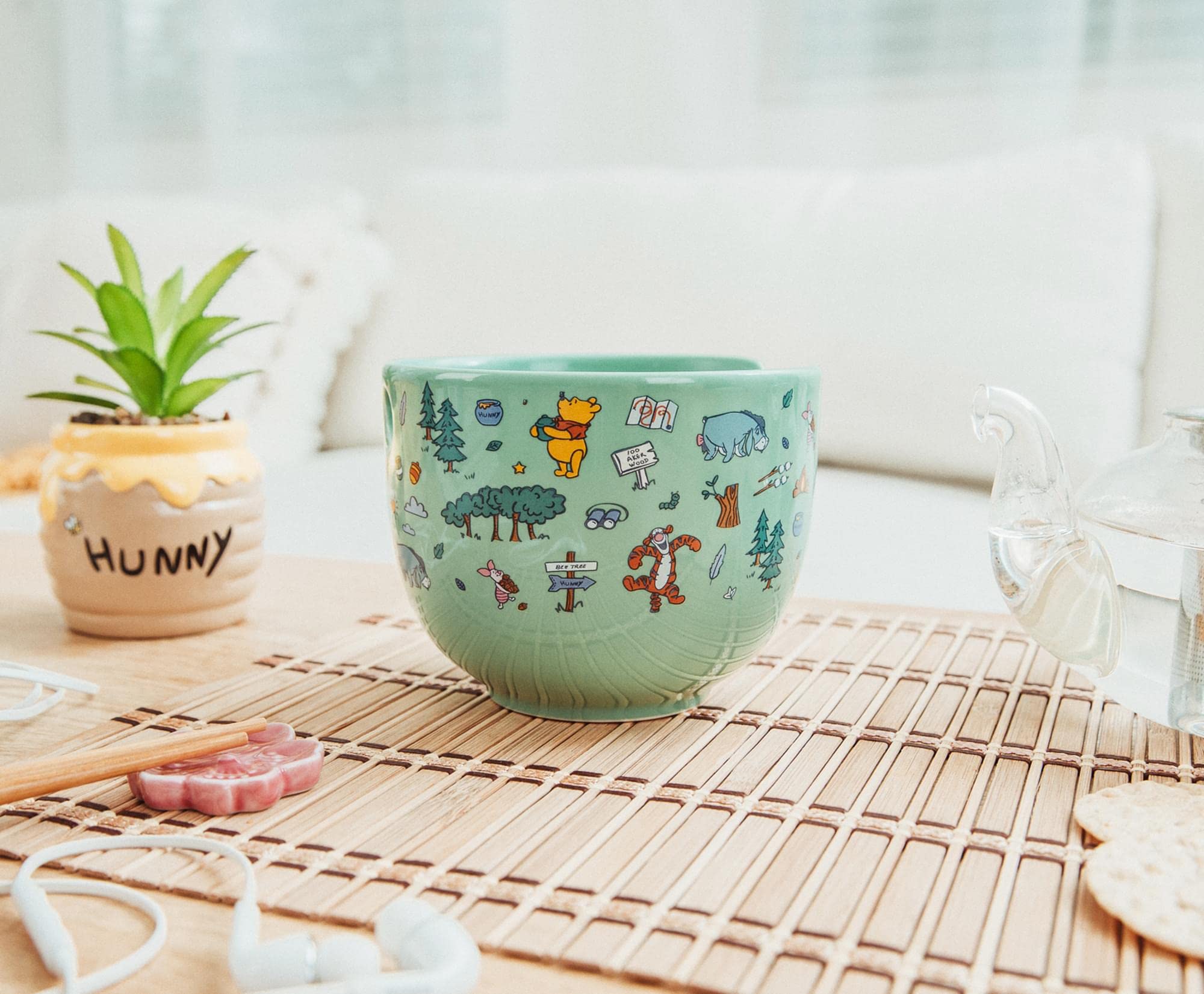 Foto 7 pulgar | Juego De Vajilla Disney Winnie The Pooh Allover Icons Ceramic - Venta Internacional.