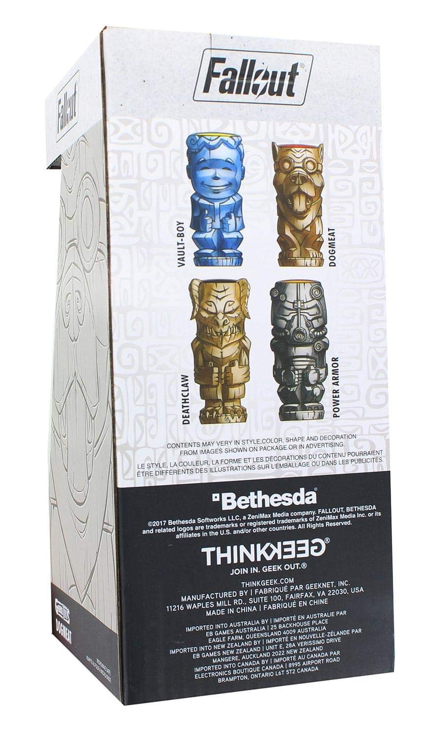 Foto 3 | Taza Geeki Tikis Fallout Dogmeat, 414 Ml, Coleccionable Oficial - Venta Internacional.