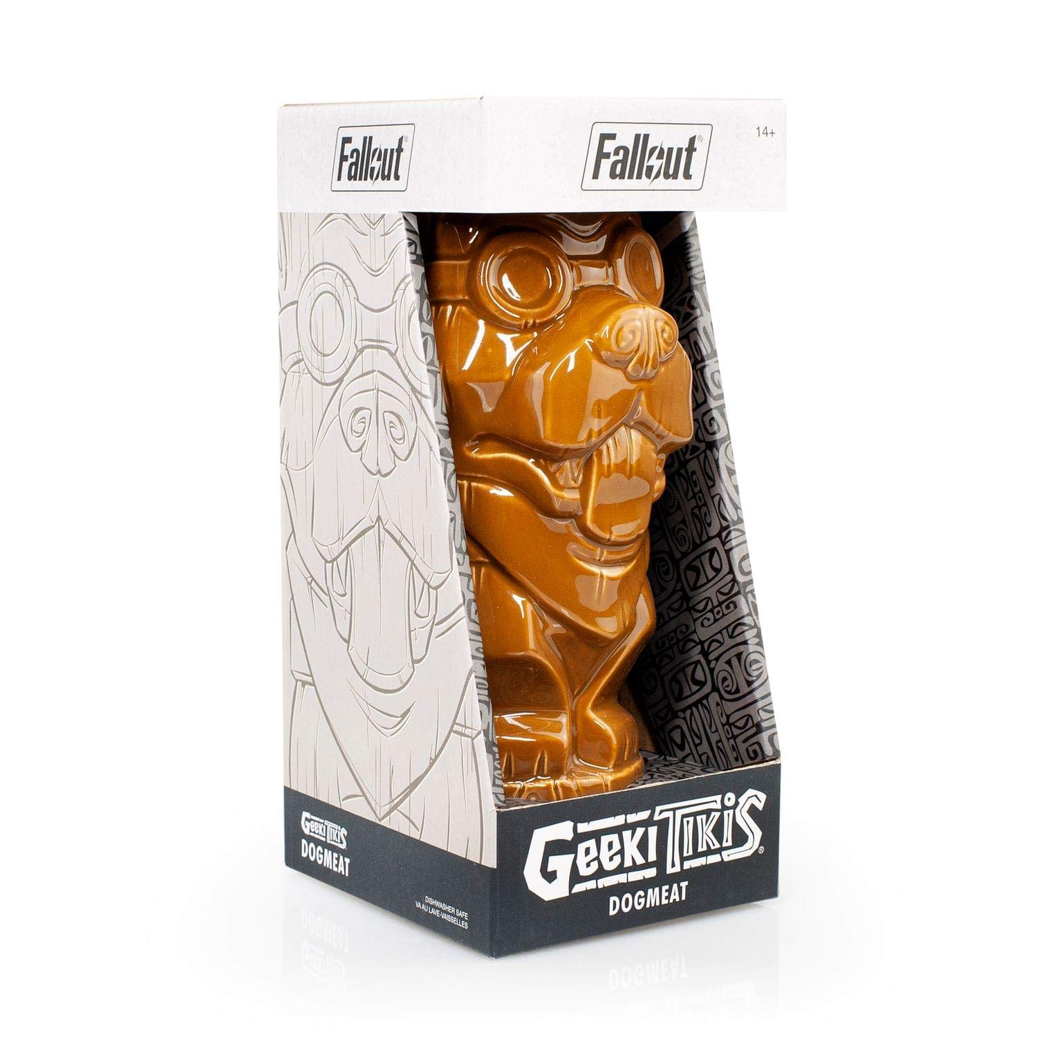 Foto 5 | Taza Geeki Tikis Fallout Dogmeat, 414 Ml, Coleccionable Oficial - Venta Internacional.