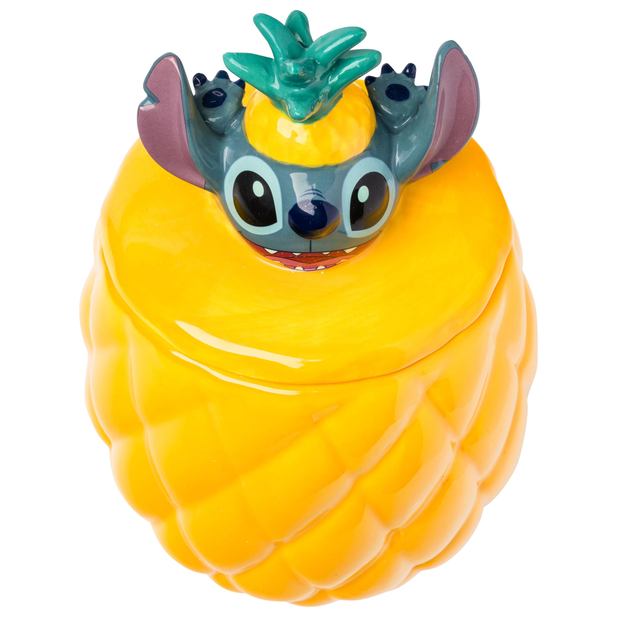 Foto 2 pulgar | Tarro Plateado Para Galletas Y Bocadillos Para Caramelos Buffalo Disney Lilo Stitch - Venta Internacional.