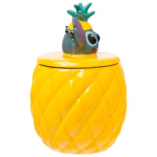 Foto 2 | Tarro Plateado Para Galletas Y Bocadillos Para Caramelos Buffalo Disney Lilo Stitch - Venta Internacional.