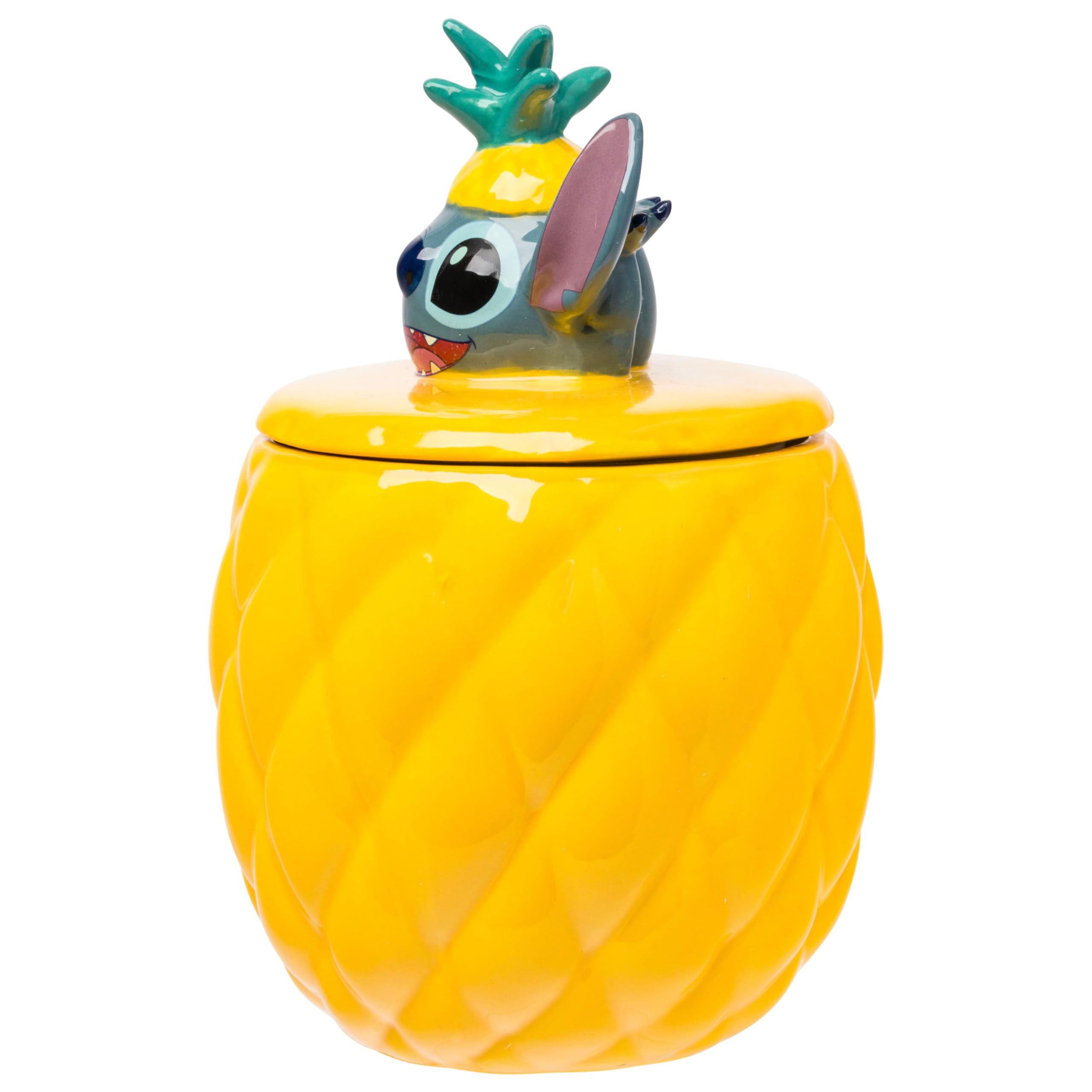 Foto 4 | Tarro Plateado Para Galletas Y Bocadillos Para Caramelos Buffalo Disney Lilo Stitch - Venta Internacional.