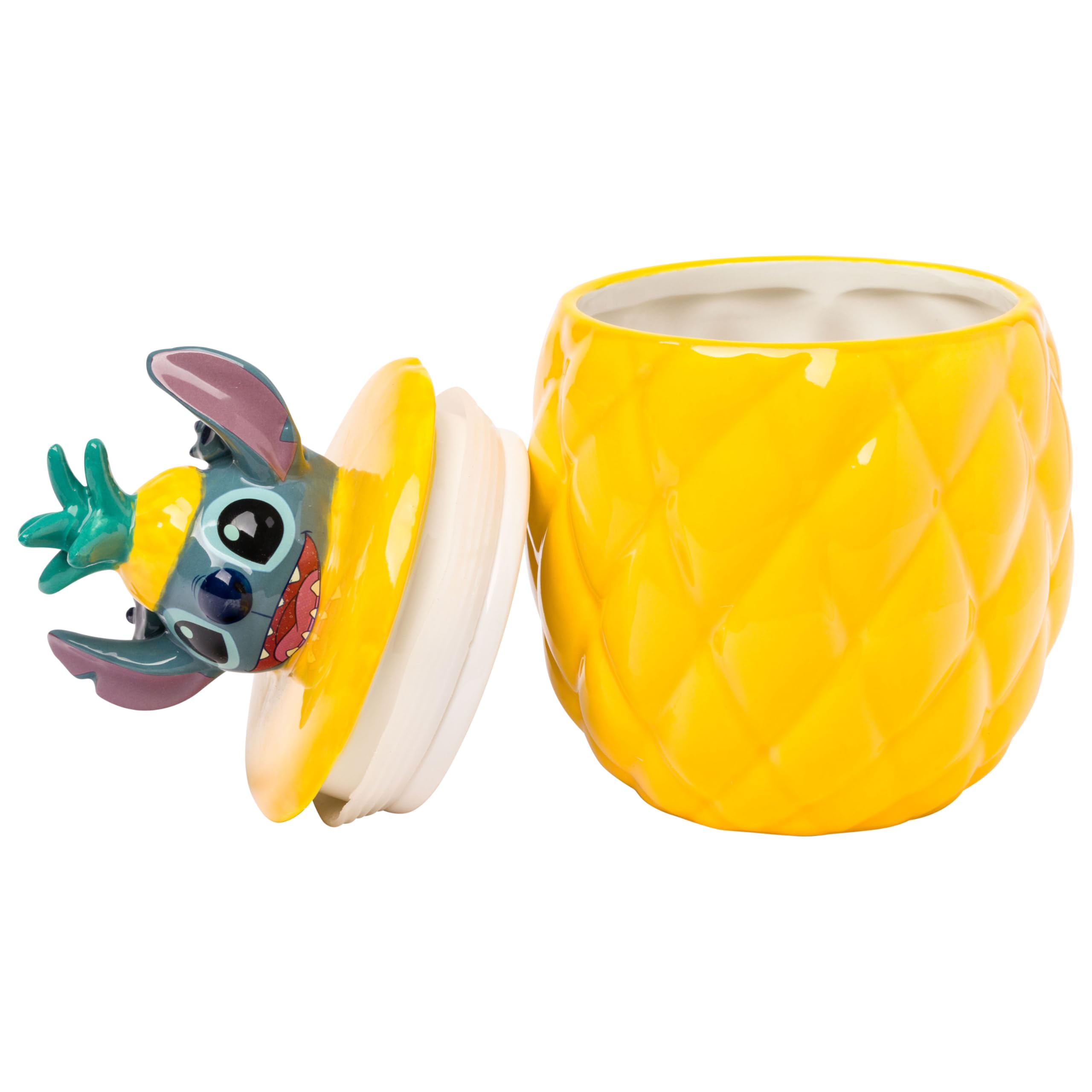 Foto 6 pulgar | Tarro Plateado Para Galletas Y Bocadillos Para Caramelos Buffalo Disney Lilo Stitch - Venta Internacional.