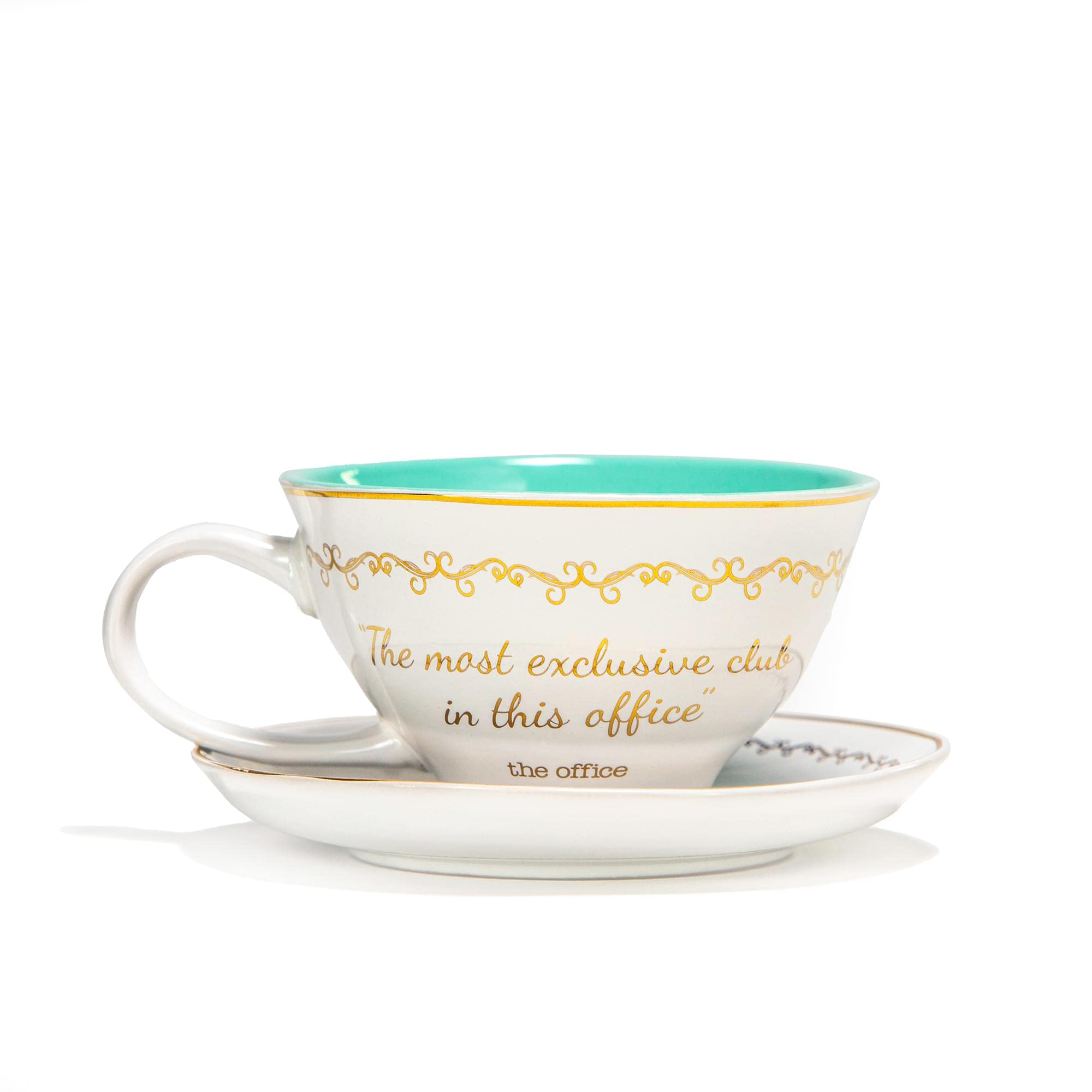 Foto 2 | Taza De Té Y Platillo Silver Buffalo The Office Finer Things Club - Venta Internacional.