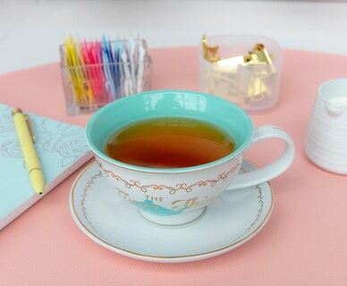 Foto 7 | Taza De Té Y Platillo Silver Buffalo The Office Finer Things Club - Venta Internacional.