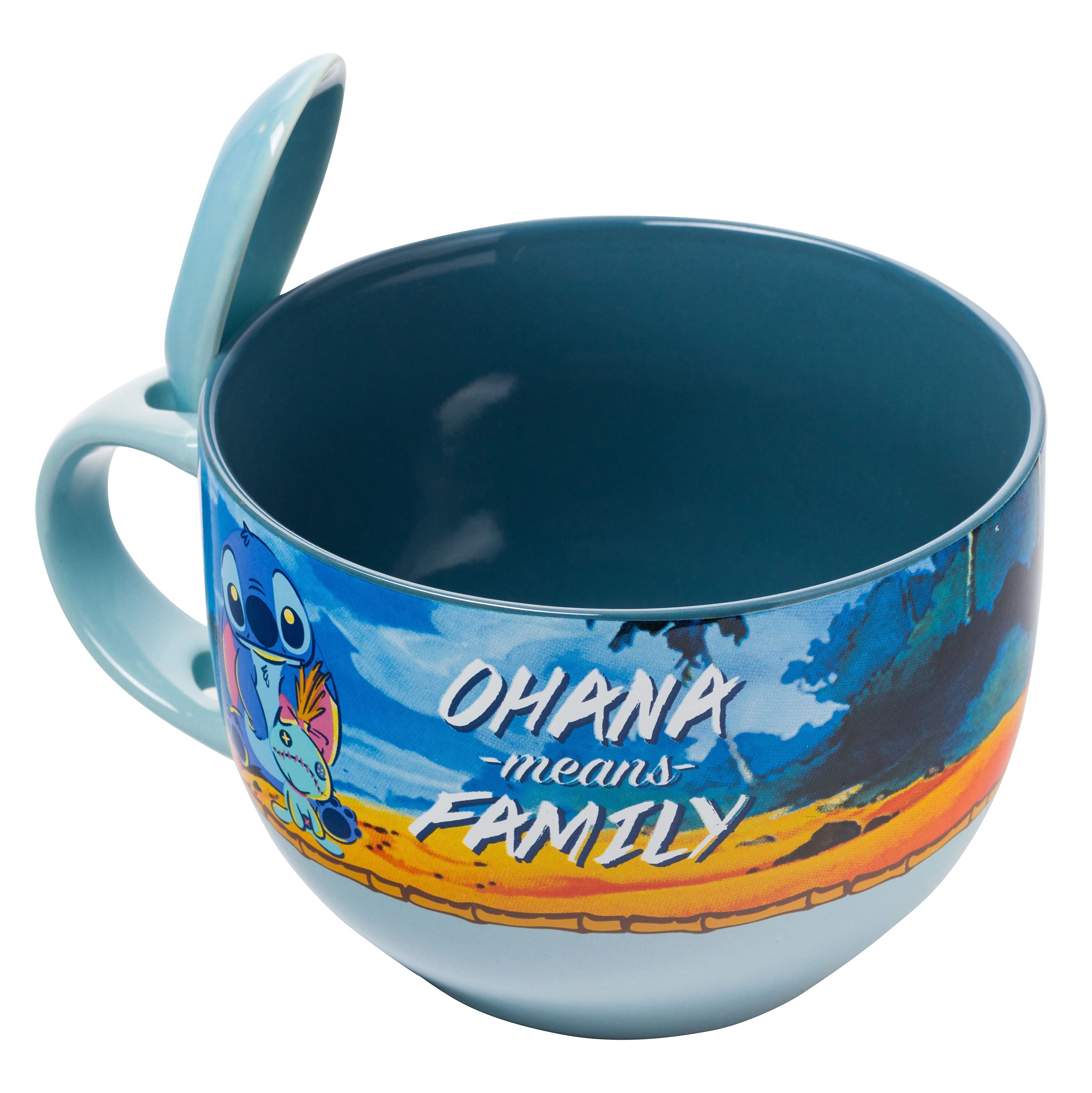 Foto 3 pulgar | Taza De Sopa Silver Buffalo Stitch And Scrump Ohana Family, 700 Ml - Venta Internacional.