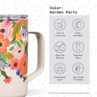 Foto 4 | Taza Corkcicle X Rifle Paper Co. Garden Party 500 ml - Venta Internacional