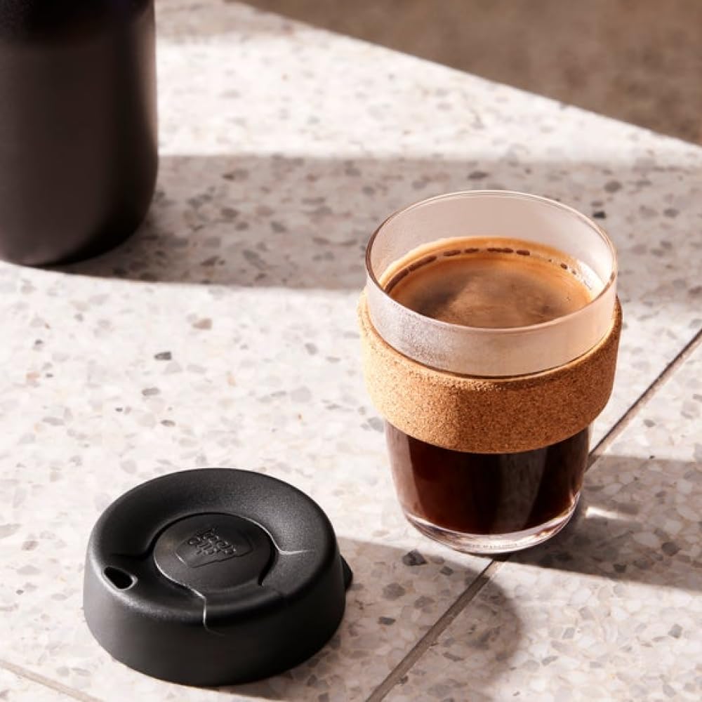 Foto 3 pulgar | Taza De Café Reutilizable Keepcup Brew Cork, 340 Ml, Vidrio Templado - Venta Internacional.