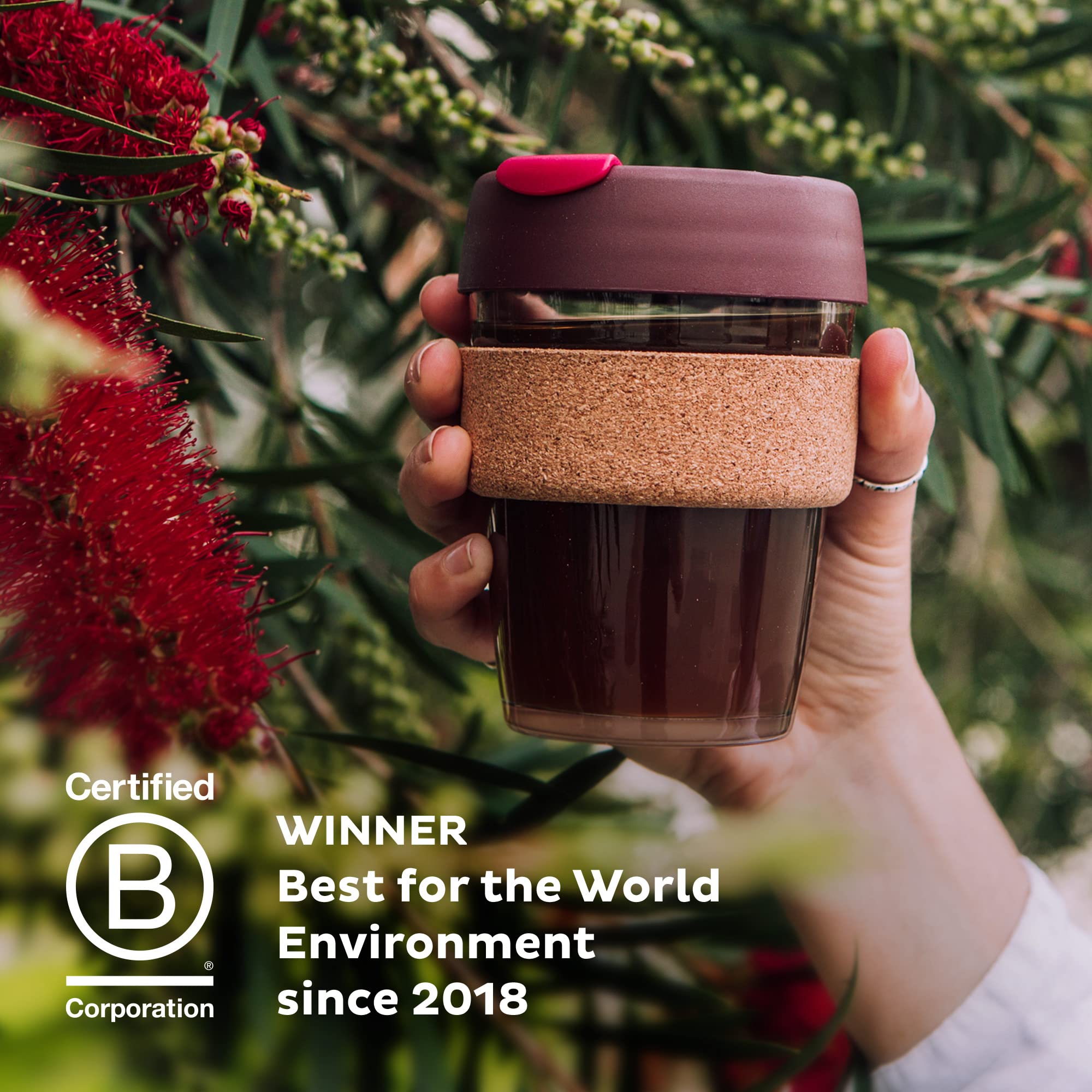 Foto 8 pulgar | Taza De Café Reutilizable Keepcup Brew Cork, 340 Ml, Vidrio Templado - Venta Internacional.