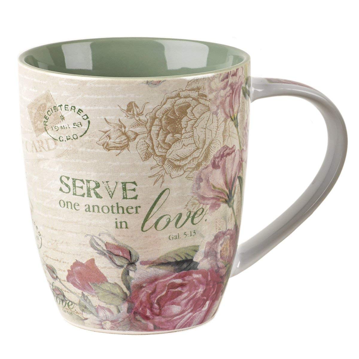 Foto 5 pulgar | Set De Tazas De Café/té  Regalos De Arte Cristiano  Vintage Y Botánico - Venta Internacional.