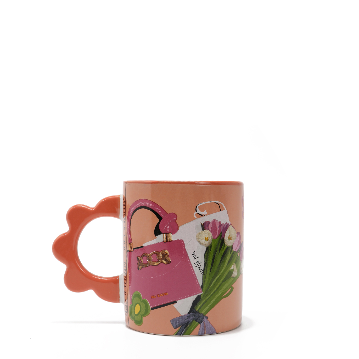 Foto 2 pulgar | Taza Nicole Lee De Cerámica Estampada Violet Blossom