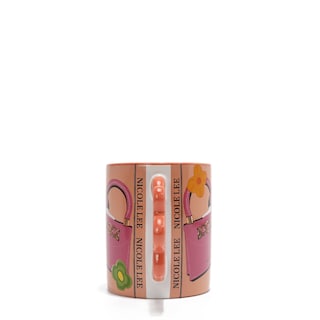 Foto 4 | Taza Nicole Lee De Cerámica Estampada Violet Blossom