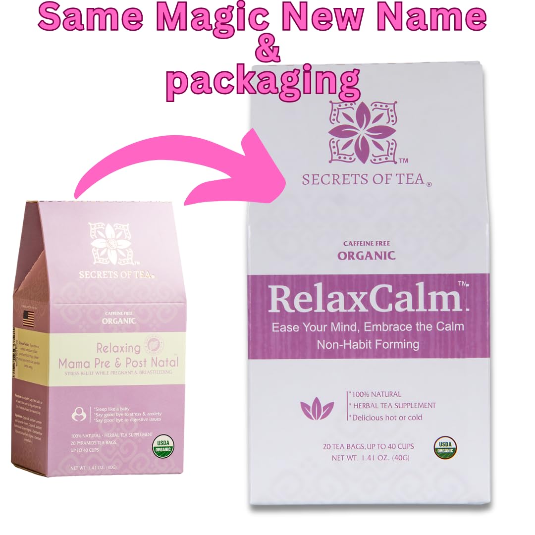 Foto 3 pulgar | Tea Secrets Of Tea Relaxing Mama  Sin Cafeína  Orgánico  40 Años - Venta Internacional.