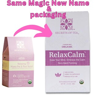 Foto 2 | Tea Secrets Of Tea Relaxing Mama Sin Cafeína Orgánico 40 Años - Venta Internacional.