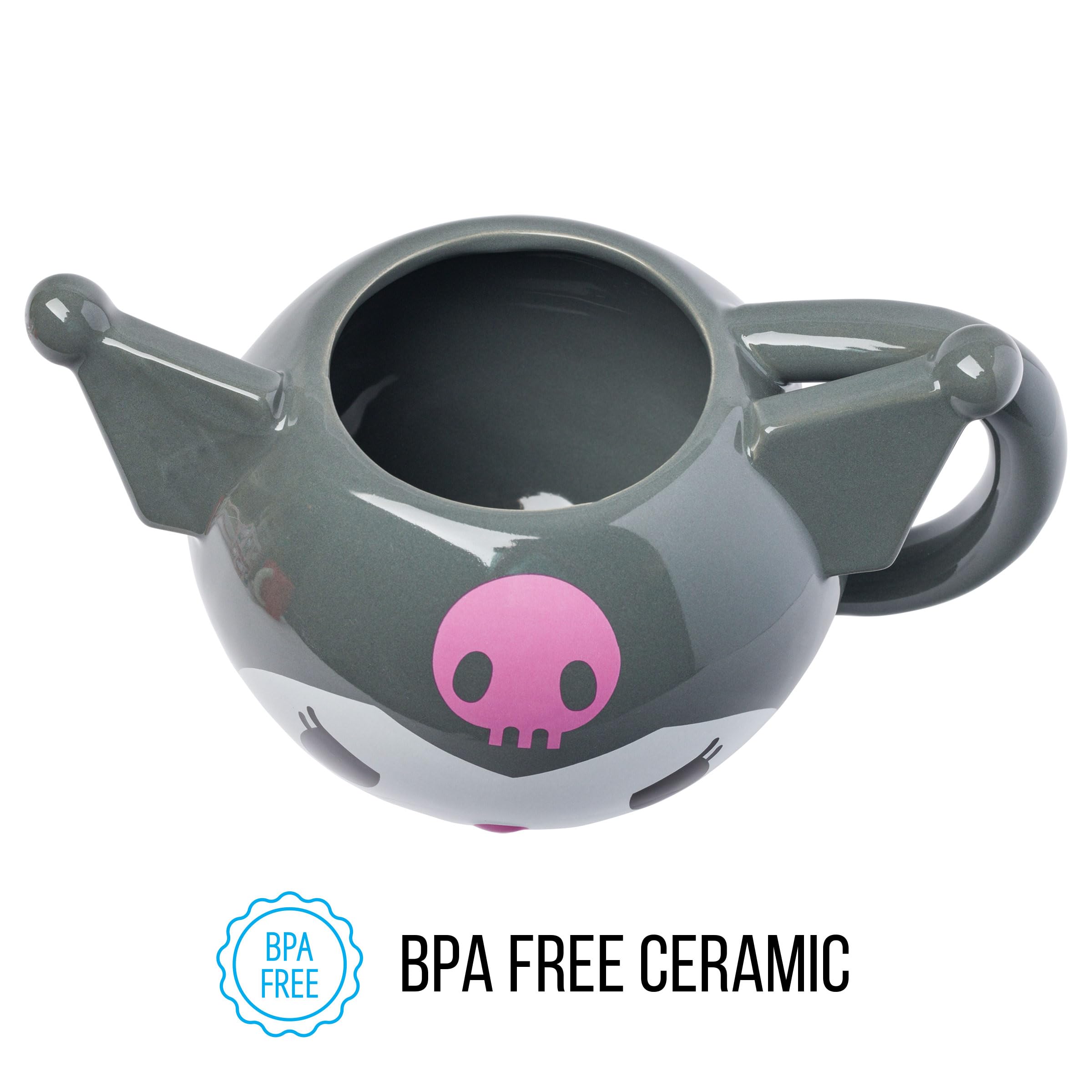Foto 4 pulgar | Taza De Cerámica Silver Buffalo Hello Kitty And Friends Kuromi  600 Ml - Venta Internacional.