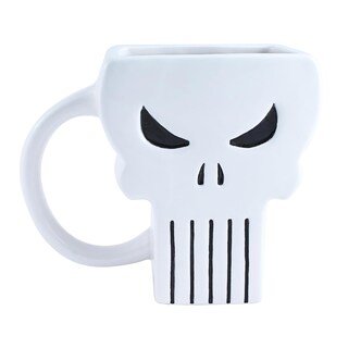 Foto 2 | Taza De Cerámica Plateada Buffalo Marvel The Punisher 600 Ml 3d - Venta Internacional.
