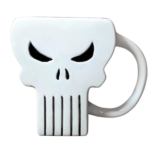 Foto 3 | Taza De Cerámica Plateada Buffalo Marvel The Punisher 600 Ml 3d - Venta Internacional.