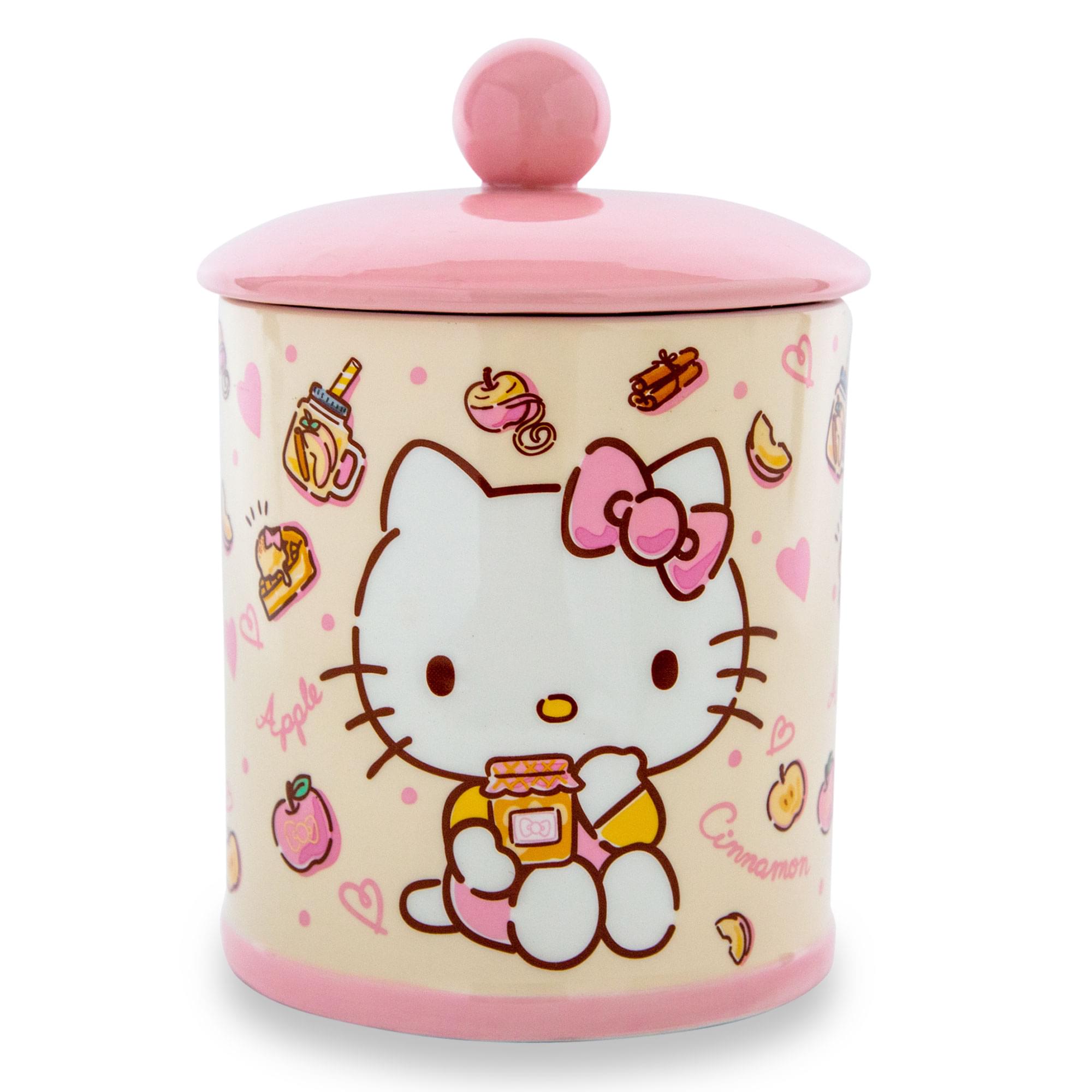 Foto 2 pulgar | Tarro Para Aperitivos Sanrio Hello Kitty De Cerámica Con Manzanas Y Canela  20 Cm - Venta Internacional.
