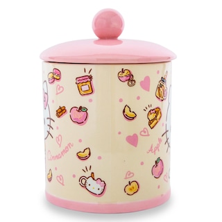 Foto 2 | Tarro Para Aperitivos Sanrio Hello Kitty De Cerámica Con Manzanas Y Canela 20 Cm - Venta Internacional.