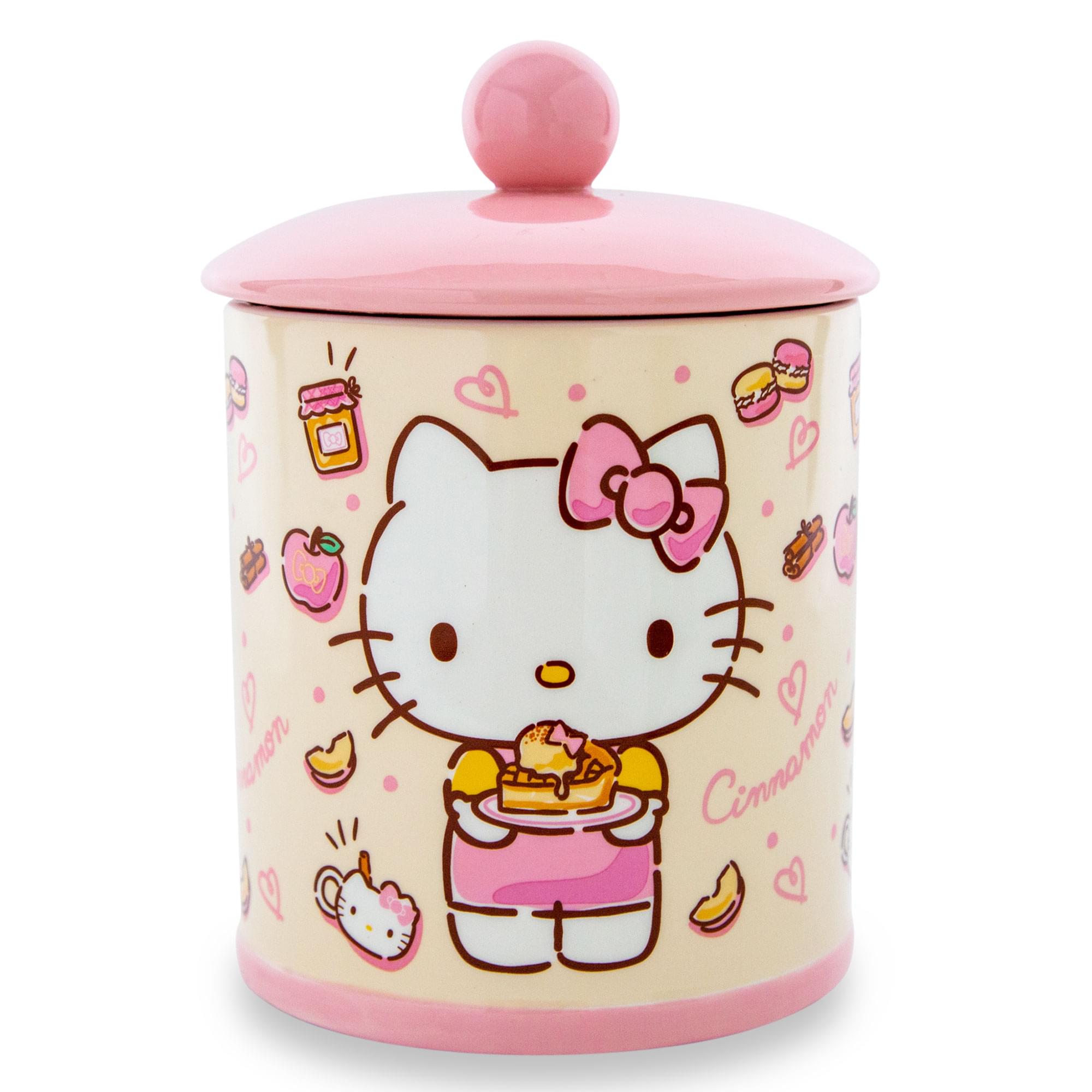 Foto 4 pulgar | Tarro Para Aperitivos Sanrio Hello Kitty De Cerámica Con Manzanas Y Canela  20 Cm - Venta Internacional.
