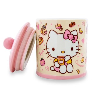 Foto 4 | Tarro Para Aperitivos Sanrio Hello Kitty De Cerámica Con Manzanas Y Canela 20 Cm - Venta Internacional.