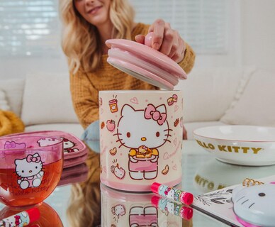 Foto 6 | Tarro Para Aperitivos Sanrio Hello Kitty De Cerámica Con Manzanas Y Canela 20 Cm - Venta Internacional.