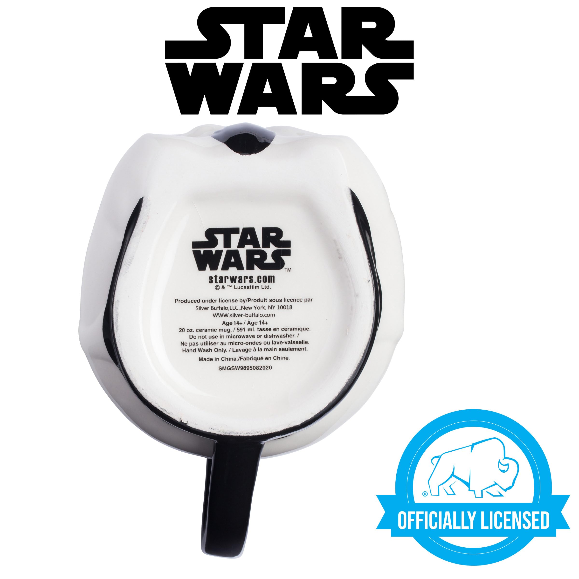 Foto 4 pulgar | Taza De Café Silver Buffalo Star Wars Stormtrooper  600 Ml  Cerámica - Venta Internacional.