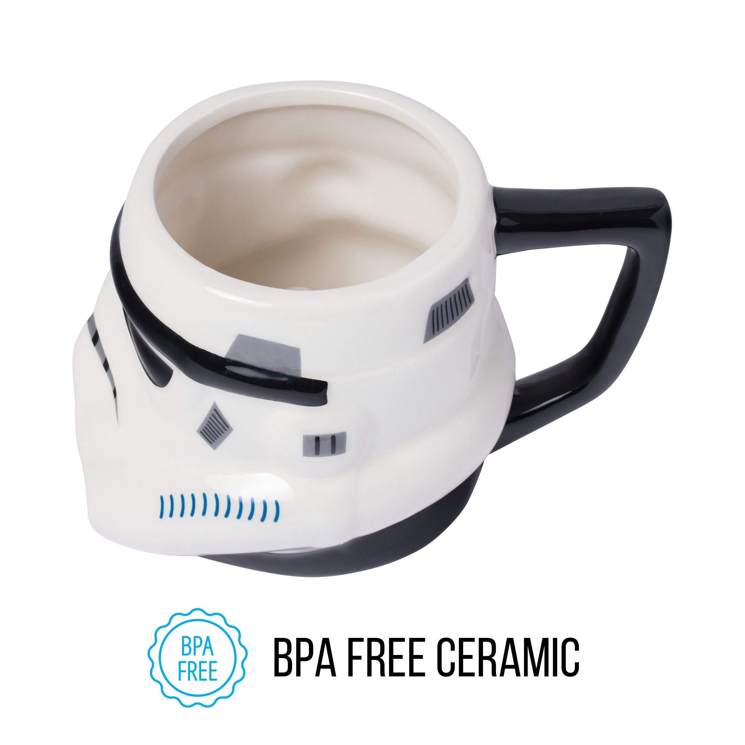 Foto 6 pulgar | Taza De Café Silver Buffalo Star Wars Stormtrooper  600 Ml  Cerámica - Venta Internacional.
