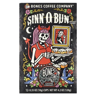 Foto 1 | Tazas De Café Bones Coffee Company Sinn-o-bun 12 Tazas 10 G - Venta Internacional.