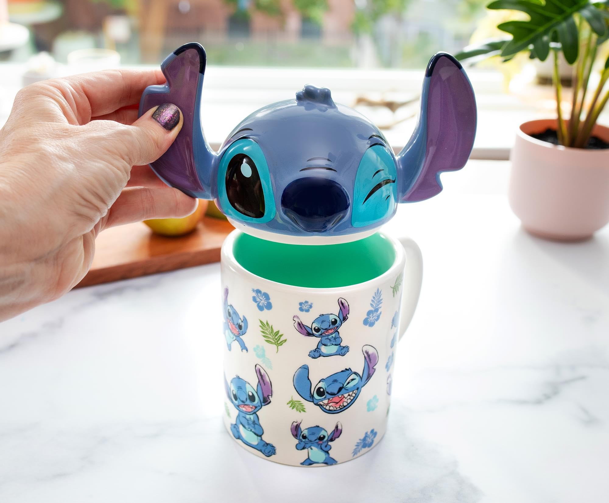 Foto 5 | Taza de Cerámica Lilo & Stitch 530 ml - Venta Internacional
