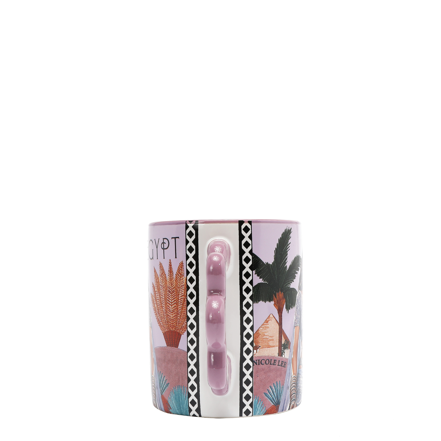 Foto 4 pulgar | Taza Nicole Lee De Cerámica Estampada Queen Cleopatra