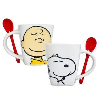 Foto 1 | Xtellar Taza De Cerámica De 440ml Diseño Exclusivo De Snoopy Y Peanuts Con Cuchara Incluida