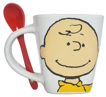 Foto 2 | Xtellar Taza De Cerámica De 440ml Diseño Exclusivo De Snoopy Y Peanuts Con Cuchara Incluida