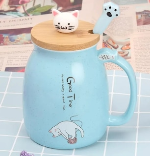 Foto 4 | Taza De Café De Cerámica Xtellar Con Único Diseño De Gato