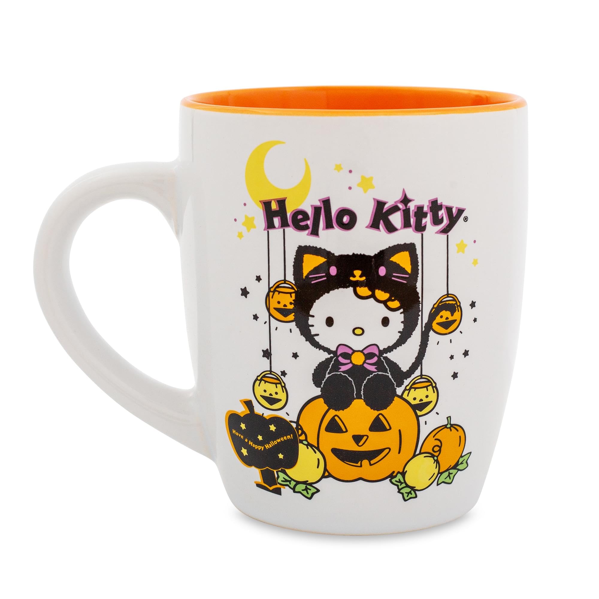 Foto 2 pulgar | Taza Con Leche Silver Buffalo Sanrio Hello Kitty Pumpkin  600 Ml - Venta Internacional.
